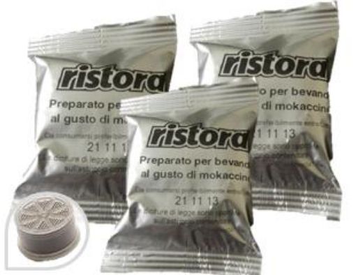 Immagine di 100 Capsule Compatibili Espresso Point Ristora Mokaccino
