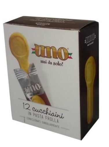 12 Cucchiaini in Pasta Frolla UNO-MAI SOLO