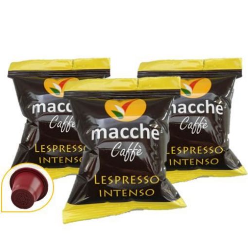 Immagine di 50 Capsule Compatibili Nespresso Macche' Caffe' Lespresso Intenso