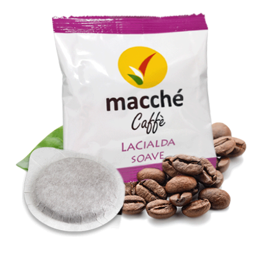 Immagine di 100 Cialde Filtro Carta 44Mm Macche' Caffe' Lacialda Soave