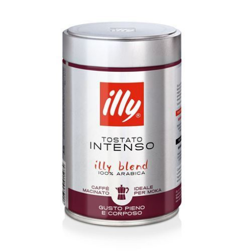 250g. Caffè Illy Macinato Tostato INTENSO