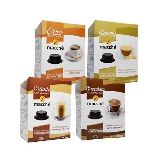 Cortado Per A Modo Mio Macché Caffè Macchiato In Capsule Compatibili.  Cialde, Capsule Originali e Compatibili Caffè