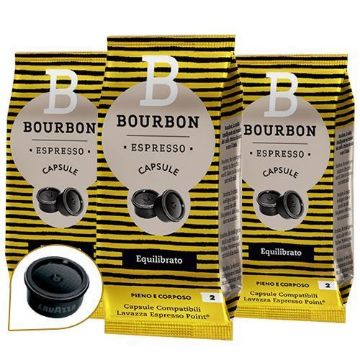50 Capsule Bourbon Espresso Point EQUILIBRATO