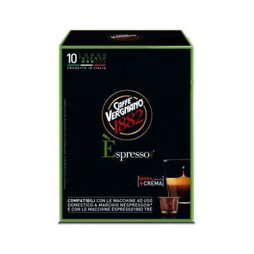 10 Capsule Nespresso Vergnano LUNGO INTENSO