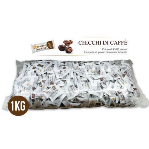 1 Kg Praline CHICCHI CAFFÈ Cioccolato FONDENTE Macché