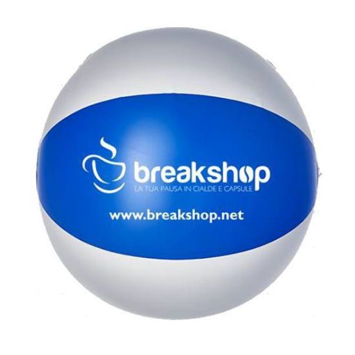 Pallone Spiaggia Gonfiabile  Bianco e Blu Breakshop