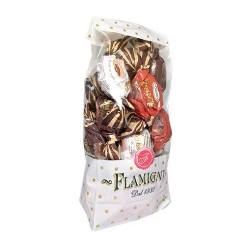 Immagine di Sacchetto amaretti ripieni di crema al cioccolato assortiti Flamigni