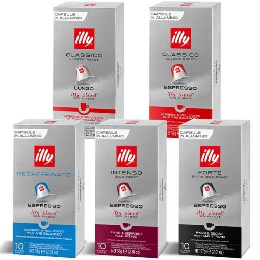 Kit Personalizzato 200 Capsule Illy Nespresso Compatibili