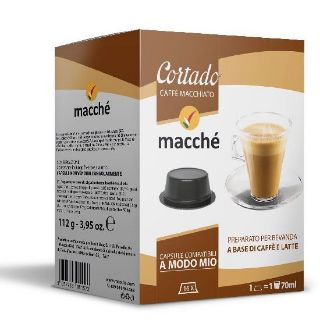 16 capsule Macché Cortado Caffè Macchiato Compatibili Lavazza A Modo Mio Offertissima con Spedizione GRATUITA