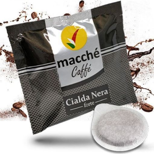 50 Cialde 44mm Macché Caffè NERA FORTE