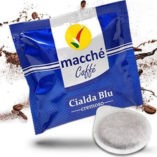 50 Cialde 44mm Macché Caffè BLU CREMOSO