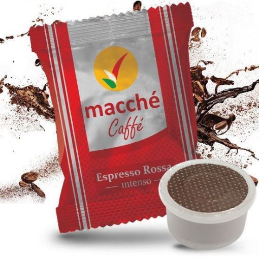 50 Capsule Espresso Point Macché Caffè ROSSA INTENSO