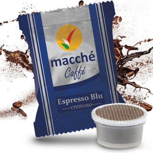 50 Capsule Uno System Macché Caffè BLU CREMOSO