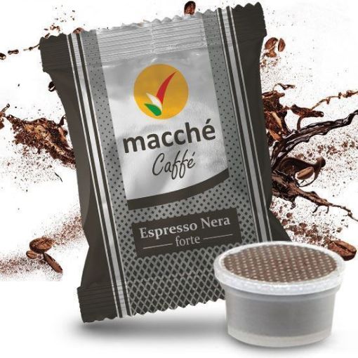 50 Capsule Uno System Macché Caffè NERA FORTE