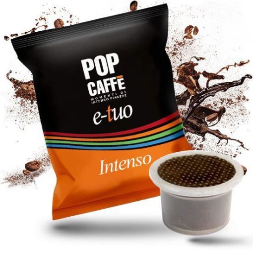 Immagine di 100 Capsule Pop Caffè E-Tuo Intenso