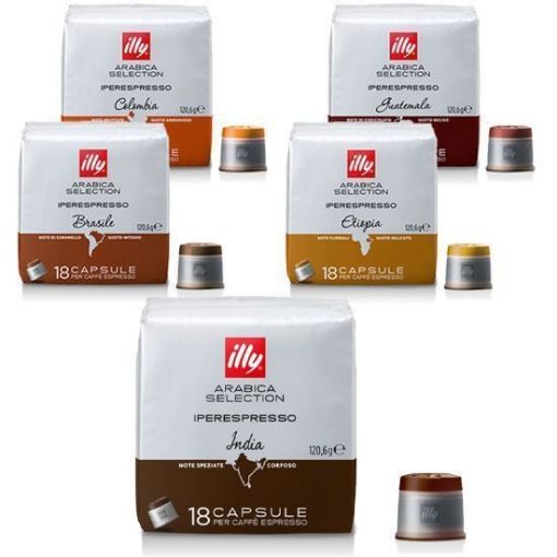 Kit Personalizzato Capsule Illy Iperespresso Monoarabica. Cialde, Capsule  Originali e Compatibili Caffè