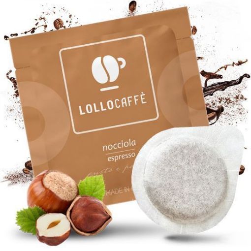 30 Cialde 44mm Lollo Caffè Aromatizzato alla Nocciola