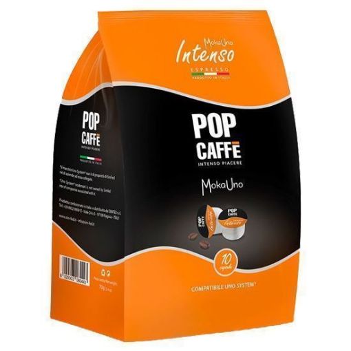 100 Capsule Uno System Pop Caffè INTENSO