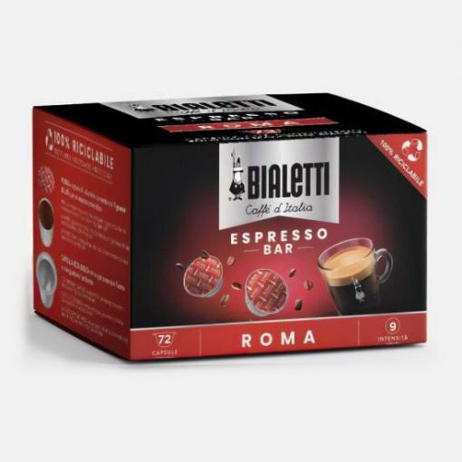 72 Capsule Bialetti Il Caffè D'Italia ROMA