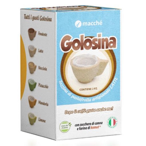 2 Tazzine Pasta Frolla Macché GOLOSINA LATTE