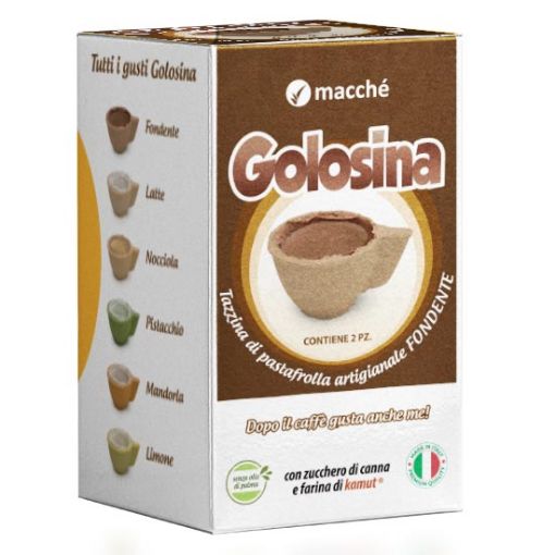 2 Tazzine Pasta Frolla Macché GOLOSINA FONDENTE