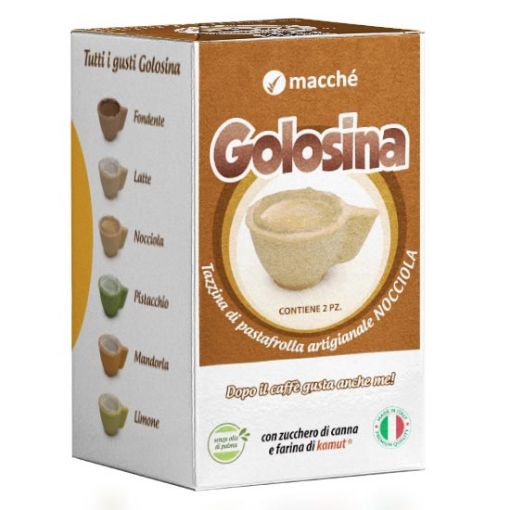 2 Tazzine Pasta Frolla Macché GOLOSINA NOCCIOLA