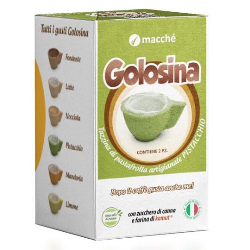 2 Tazzine Pasta Frolla Macché GOLOSINA PISTACCHIO