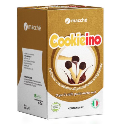 9 Cucchiaini Pasta Frolla e Cioccolato Macché COOKIEINO