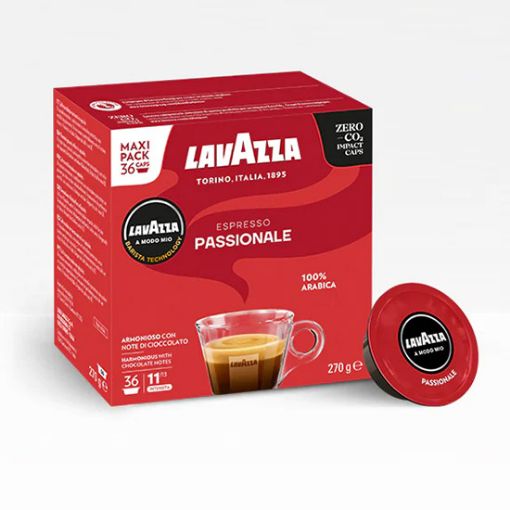 Capsule A Modo Mio Passionale Maxi Risparmio in Confezioni da 36 Caffè.  Cialde, Capsule Originali e Compatibili Caffè