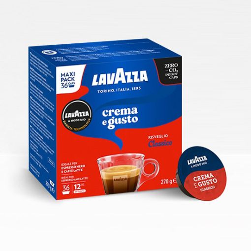 36 Capsule Lavazza A Modo Mio CREMA E GUSTO Espresso