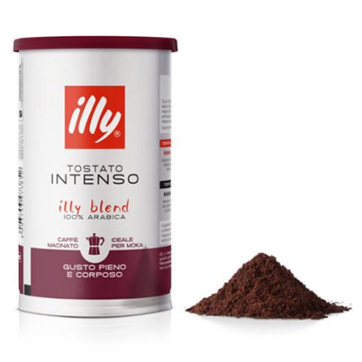185g. Caffè Illy Macinato Tostato INTENSO Soft Can