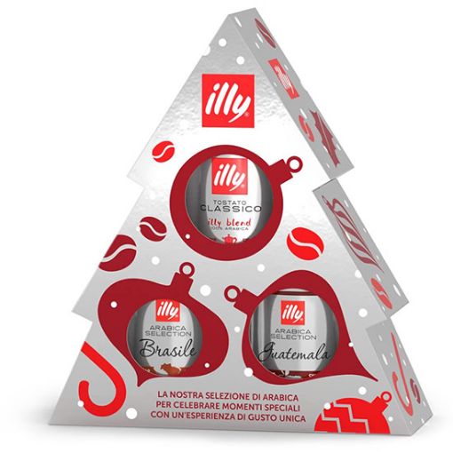Confezione Illy Caffè Macinato CLASSICO e Selezione ARABICA 3x125g.
