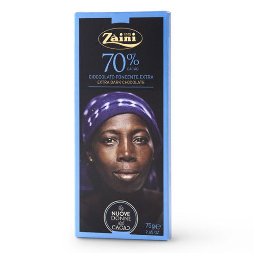 TAVOLETTA Cioccolato Fondente 70% Zaini 75g.