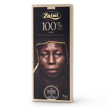 TAVOLETTA Cioccolato Fondente 100% Zaini 75g.