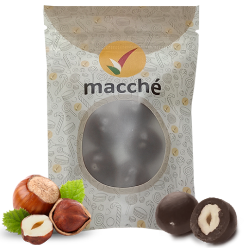 20g. Dragées NOCCIOLE Cioccolato FONDENTE Macché