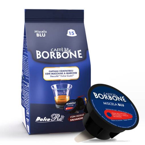 15 Capsule Dolce Gusto Borbone BLU