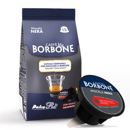 15 Capsule Dolce Gusto Borbone NERA