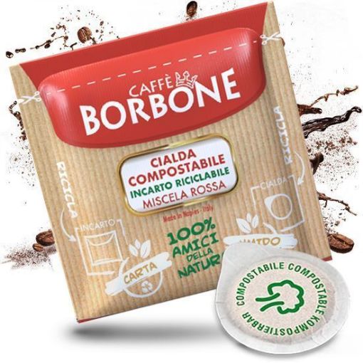 300 Cialde 44mm Caffè Borbone Miscela Rossa