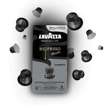 10 Capsule in Alluminio Nespresso Lavazza RISTRETTO