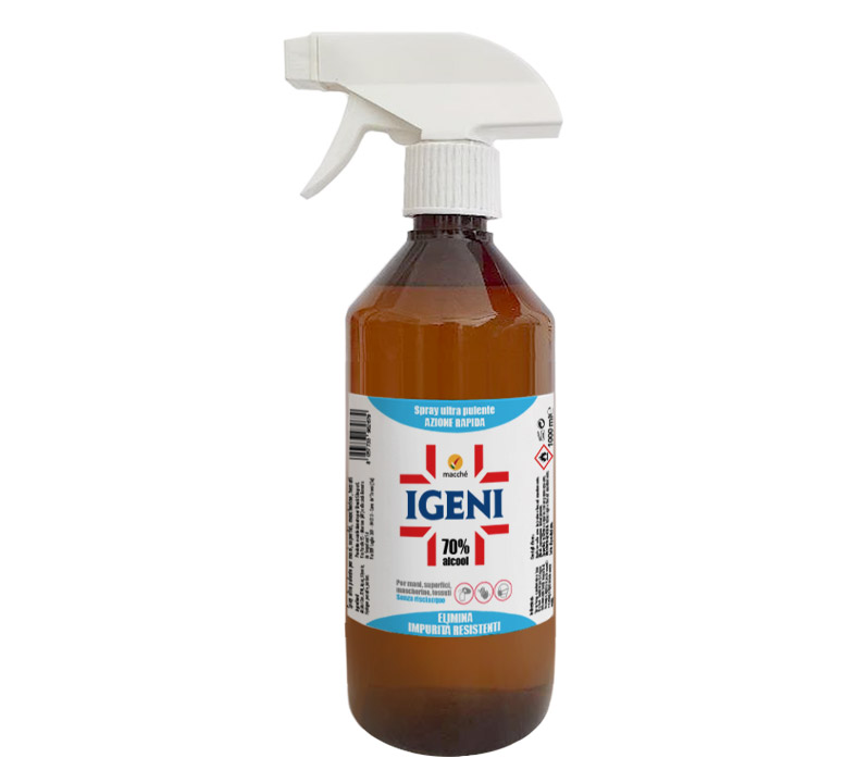 Spray igienizzante mani superfici Amerigo